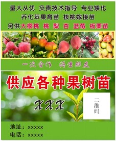 果树苗名片