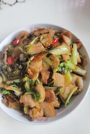 酸菜炒肉