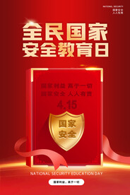 安全教育日海报