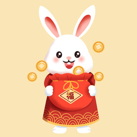 卡通小兔子