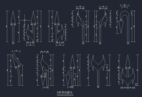 交通标线大样图