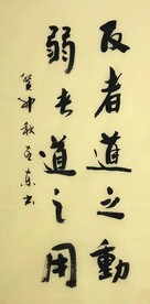 弱者道之用  杨克东书法