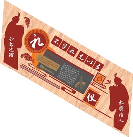 礼仪楼梯文化墙