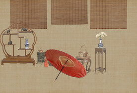 国风工笔国画分层素材 