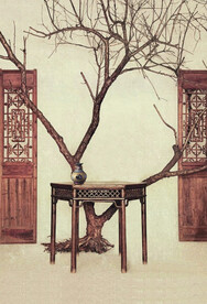 国风工笔国画分层素材 