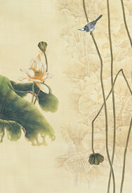 国风工笔国画分层素材 