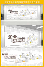企业发展历程文化墙