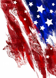 美国旗 星条旗 定位花