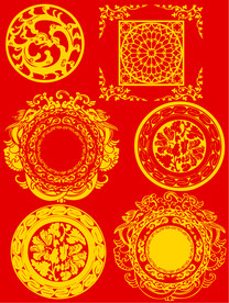 花纹矢量图