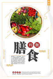 食堂文化 美食海报 餐厅展板 