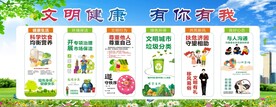 文明健康 有你有我 科学饮食