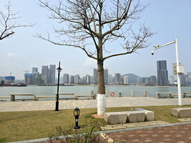 珠海横琴河边公园