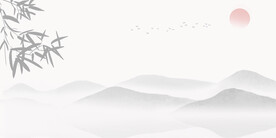 简约水墨背景图