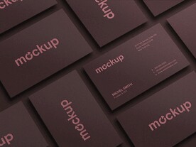 高档名片样机 精致设计展示  