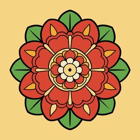中国传统风格的报春花