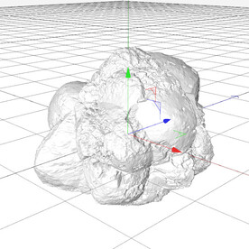 C4D模型 岩石  