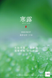 寒露节气海报