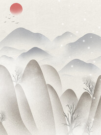 山水背景