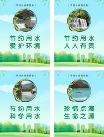 节约用水标语展板