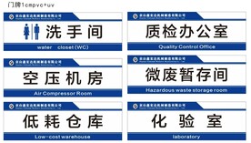 办公室门牌