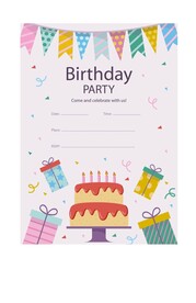 矢量生日卡片模版