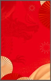 红色背景墙