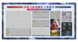动漫文化动漫专业展板