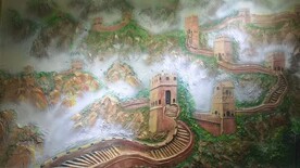 万里长城浮雕作品