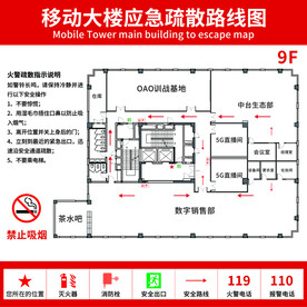 应急疏散路线图