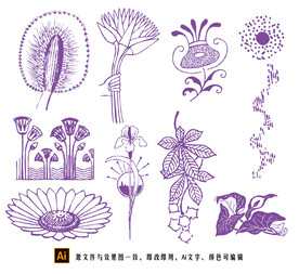 欧式花卉