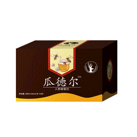 蜂蜜饮品盒展开图
