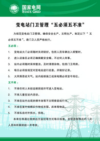 国家电网制度牌