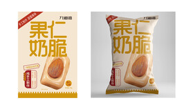 果仁奶脆包装设计