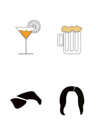 厕所 logo 图形男女