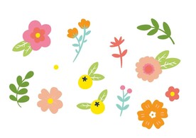 花朵树叶