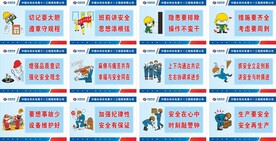 安全标语展板围挡
