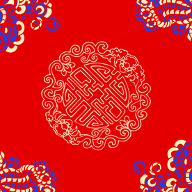 喜庆花纸