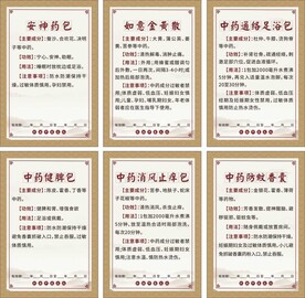 中医药品说明