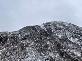 冬季大黑山雪山