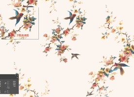 手绘花 