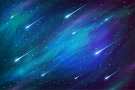 水彩星空
