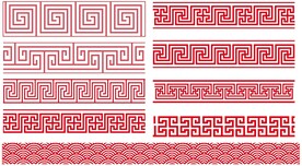 矢量中式边框