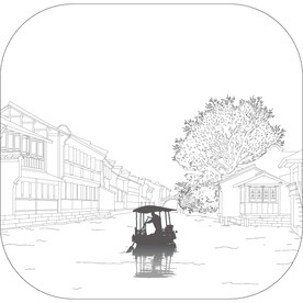 乌镇线描图