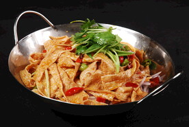 干锅油豆皮