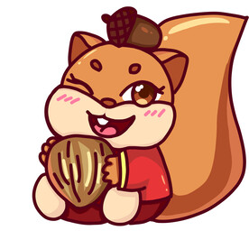 卡通松鼠