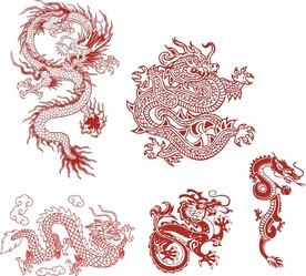 龙剪纸