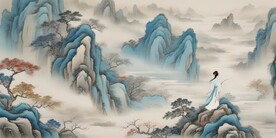 古风山水画