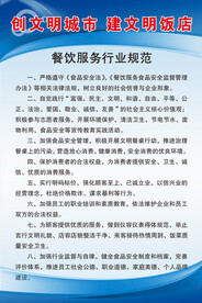 餐饮服务行业规范