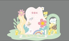 宝宝满月百天生日宴