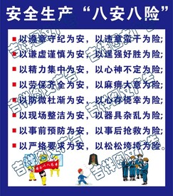 安全生产八安八险
